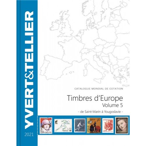 Timbres d'Europe - TOME 2021 - Volume 5 - S à Y